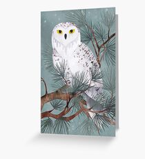 Snowy Greeting Card
