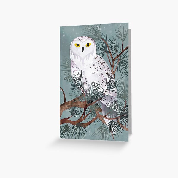 Snowy Greeting Card