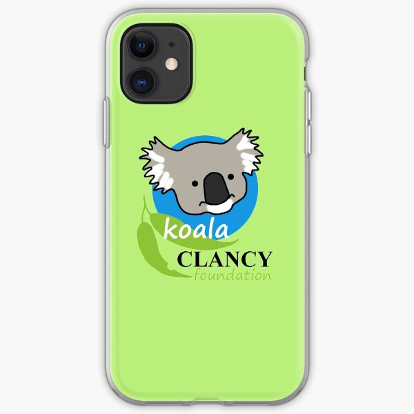 Koala Clancy Foundation - large logo iPhone Soft Case