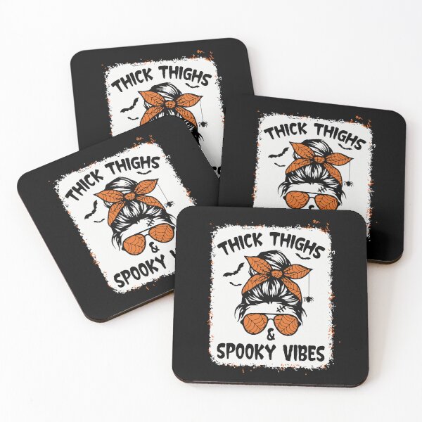 Item preview, Thick Thighs And Spooky Vibes Sourpuss Spooky Vibes T-Shirt designed and sold by artzaka.