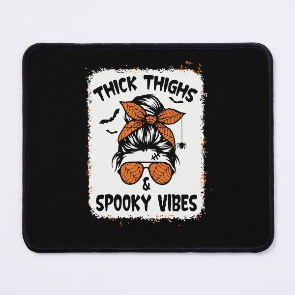 Item preview, Thick Thighs And Spooky Vibes Sourpuss Spooky Vibes T-Shirt designed and sold by artzaka.