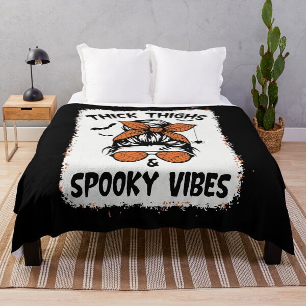 Item preview, Thick Thighs And Spooky Vibes Sourpuss Spooky Vibes T-Shirt designed and sold by artzaka.
