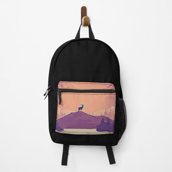 Item preview, Deer Landscape, Deer next to the moon designed and sold by CRO-DESIGN.
