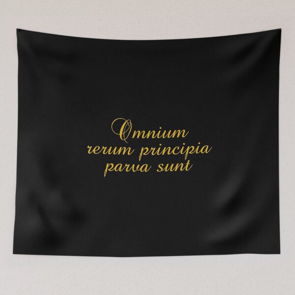 Item preview, Omnium Rerum Principia Parva Sunt - The Beginnings Of All Things Are Small - Latin Phrases - Cicero designed and sold by PhiloJourney.