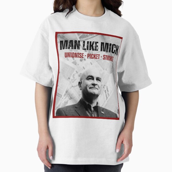 Item preview, Man Like Mick Lynch designed and sold by Palestinian Commie.