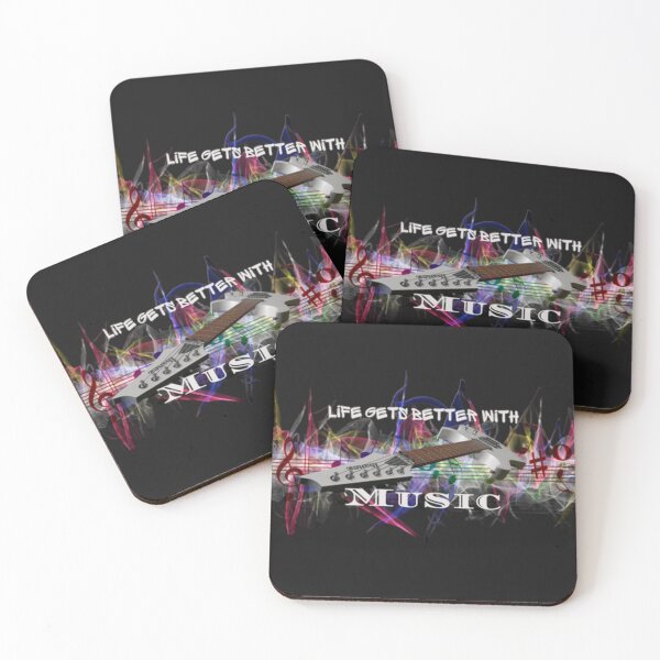 Item preview, Life Gets Better With Music designed and sold by MckinleyArt.