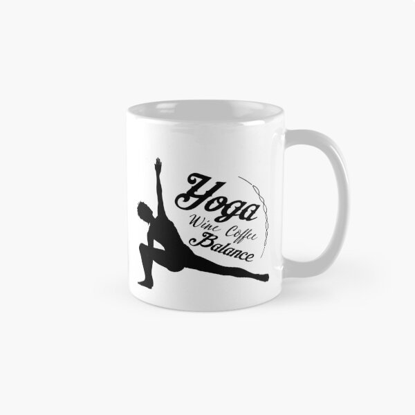 Item preview, Yoga Wine Coffee Balance Funny Gift designed and sold by miracletee.