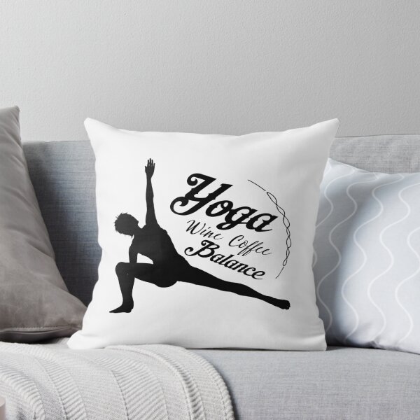 Item preview, Yoga Wine Coffee Balance Funny Gift designed and sold by miracletee.