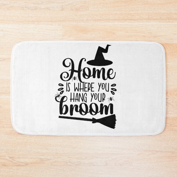 Item preview, Home Is Where You Hang Your Broom - Cute Halloween designed and sold by Vero De.