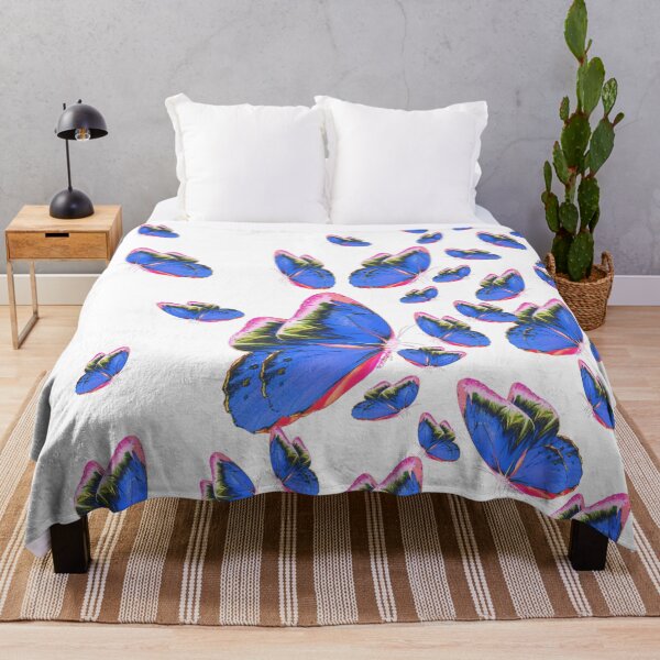 Aperçu de l'œuvre Beaux papillons bleus créée et vendue par atroffire.