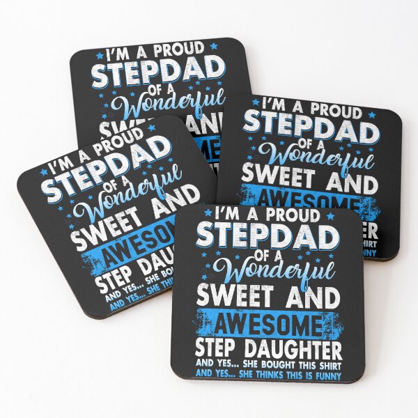 Item preview, I'm A Proud Stepdad Of A Freaking Awesome Stepdaughter Mens funny gift Birthday Fathers Day Christmas  designed and sold by Simeon	 Dorelus.