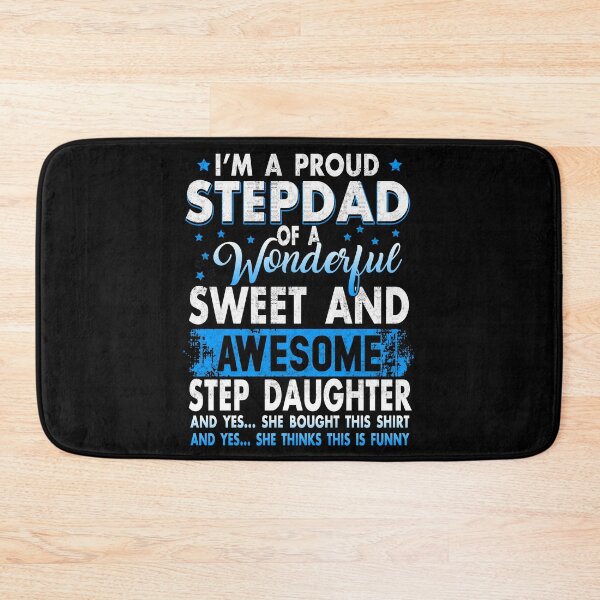 Item preview, I'm A Proud Stepdad Of A Freaking Awesome Stepdaughter Mens funny gift Birthday Fathers Day Christmas  designed and sold by Simeon	 Dorelus.