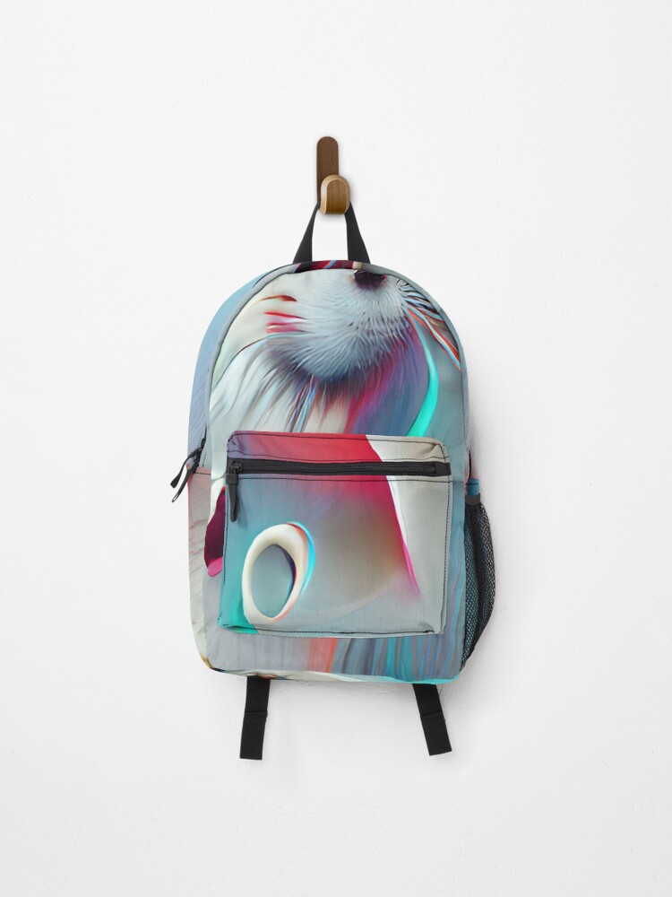 Thumbnail 1 of 3, Backpack, Mad Rabbit designed and sold by AbstractlyArt.