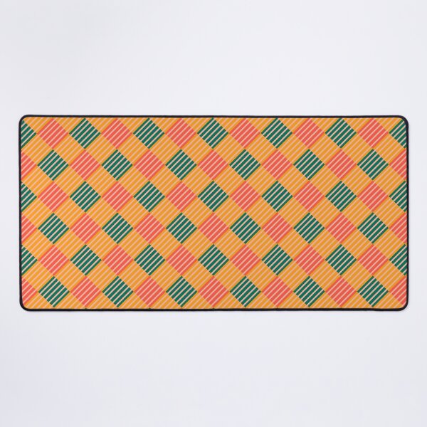Item preview, squares, geometric shapes, ethnic backgrounds, yellow-orange. designed and sold by DMTJ.