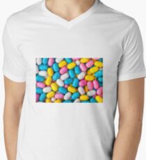Candy Easter Eggs Men's V-Neck T-Shirt