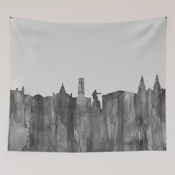 Item preview, Aberdeen, Scotland Skyline - Navaho B&W designed and sold by Marlene Watson-Hall.