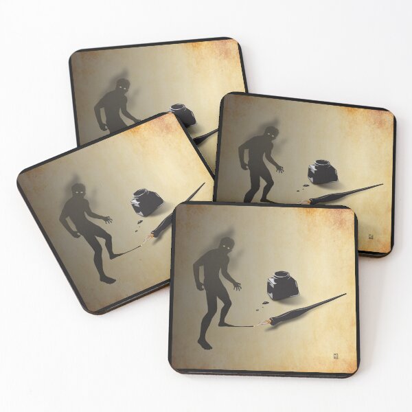 Ink Coasters (Set of 4)