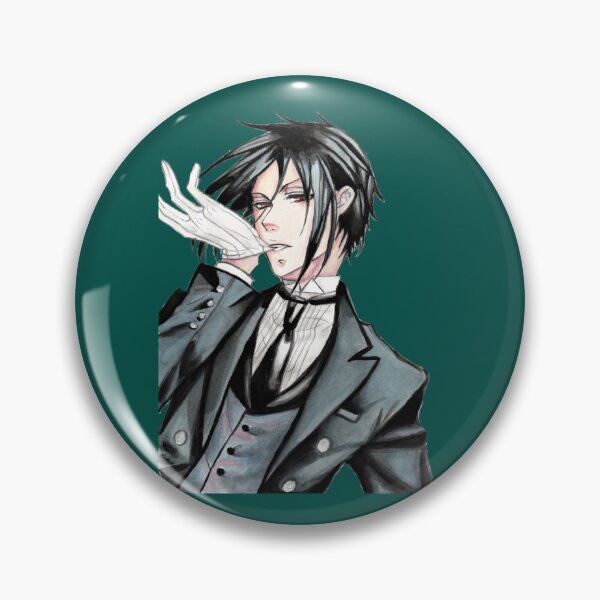 Kuroshitsuji Ciel Phantomhive Sebastian Grell Sutcliff Undertaker Butler  Anime Metal Badge Brooch Pins