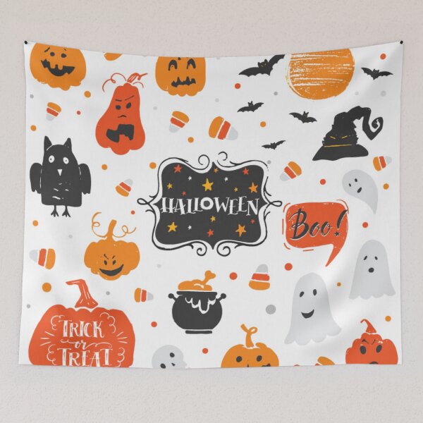 Item preview, Pumpkin Halloween Pattern - Cute Halloween designed and sold by Vero De.