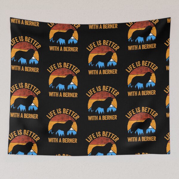 Item preview, Life Is Better With A Berner Bernese Mountain Dog  designed and sold by Guarddogdrive.