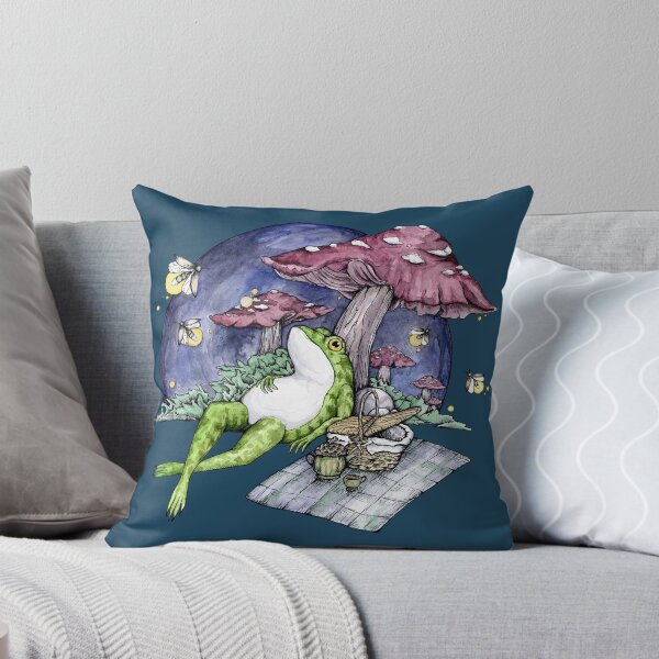 Item preview, Summer Night Picnic Frog designed and sold by Paigeonapage.