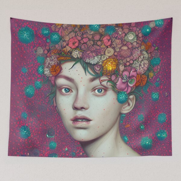 Item preview, Pink/Blue designed and sold by AbstractlyArt.
