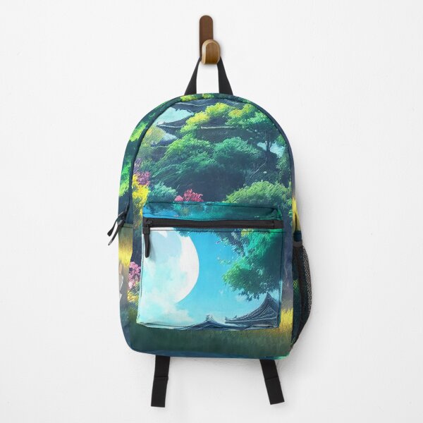 Item preview, A Japanese Shrine in the Forest | 90s Anime Inspired Aesthetic designed and sold by snowingtoday.