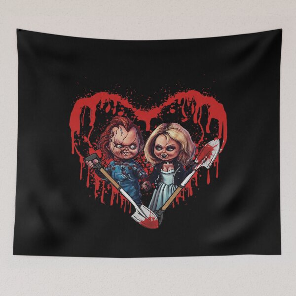 Item preview, Chucky et tiffany art design de jeu d'enfant designed and sold by SatishOommen.