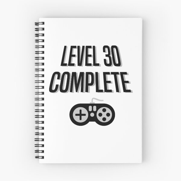Item preview, Funny Gamer 30th Birthday  Level 30 Complete designed and sold by miracletee.