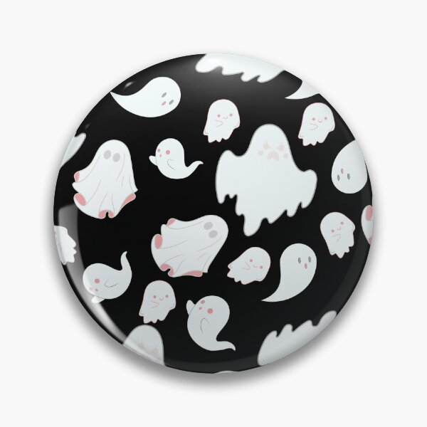 Item preview, Black and White Ghost Pattern - Spooky Halloween designed and sold by Vero De.