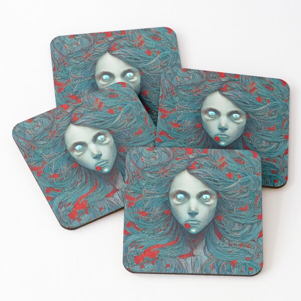 Item preview, His Deathly Blue Eyes designed and sold by AbstractlyArt.