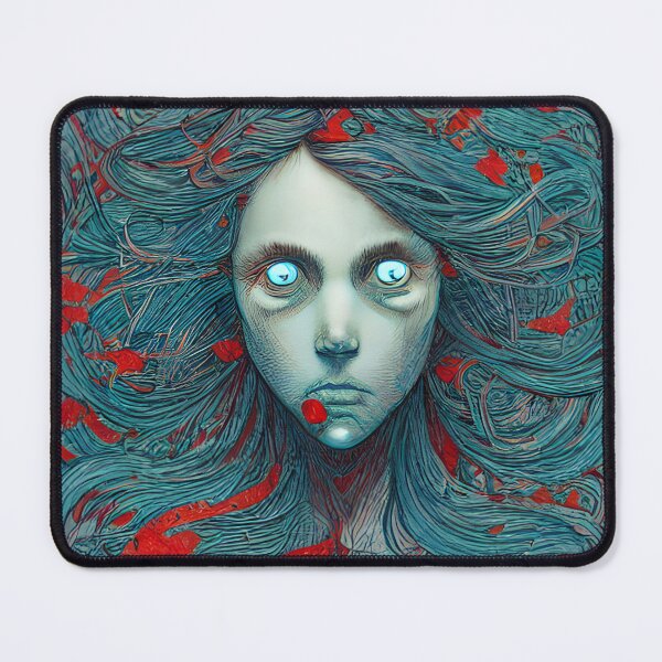 Item preview, His Deathly Blue Eyes designed and sold by AbstractlyArt.
