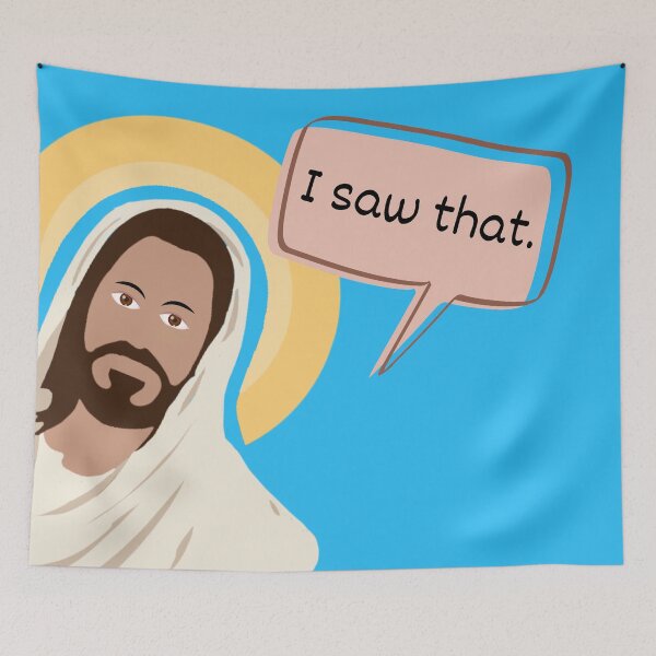 Item preview, Funny Jesus I saw that designed and sold by FlippinTurtles.