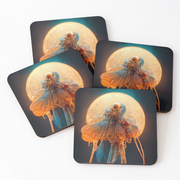 Item preview, Jellyfish in bloom designed and sold by Expedition-AI.