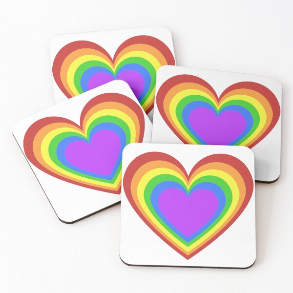 Item preview, Nested Rainbow Heart designed and sold by ThePurpleFrog.