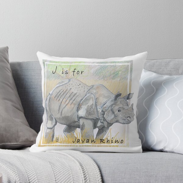 Item preview, J is for Javan Rhino designed and sold by JenaBenton.