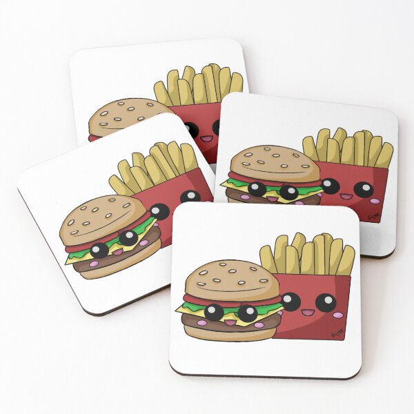 Item preview, Burger and Fries designed and sold by HappyTacoStudio.