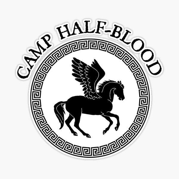 Camp Half-Blood Pegasus logo, Percy Jackson-inspired Fan Art Vinyl