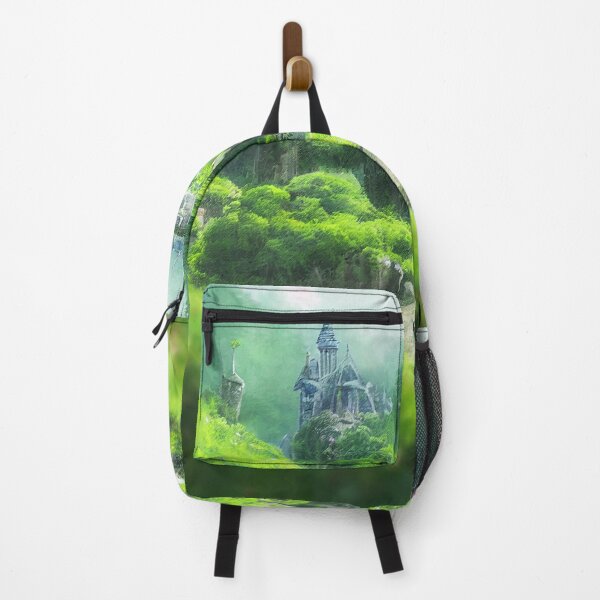 Item preview, Abandoned Castle in the Old Forest | 90s Japanese Anime Inspired Aesthetic designed and sold by snowingtoday.