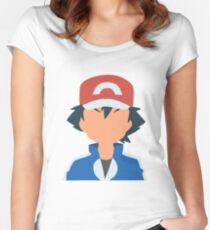 Ash Ketchum Women's Fitted Scoop T-Shirt
