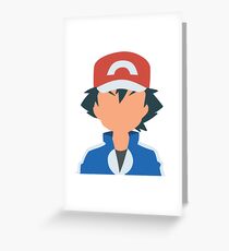 Ash Ketchum Greeting Card