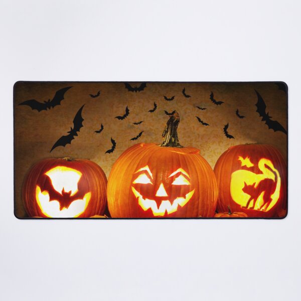 Item preview, Halloween Pumpkin and Bats - Spooky Halloween designed and sold by Vero De.