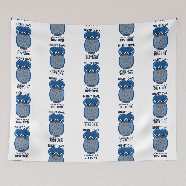 Item preview, Night Owl - Please Do Not Disturb  designed and sold by Suzakara Designs.