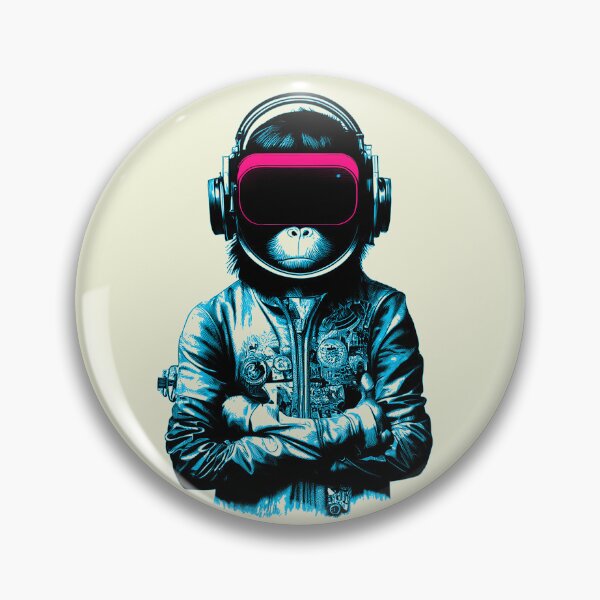 Item preview, Cyberpunk VR Monkey designed and sold by ChasmicArt.