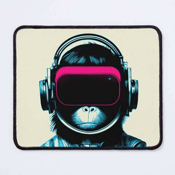 Item preview, Cyberpunk VR Monkey designed and sold by ChasmicArt.