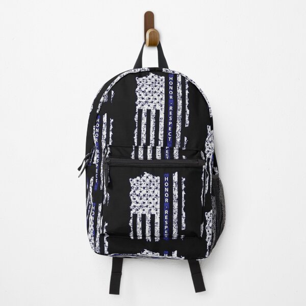 Item preview, HONOR RESPECT with a distressed American Flag designed and sold by AmericaFreedom.