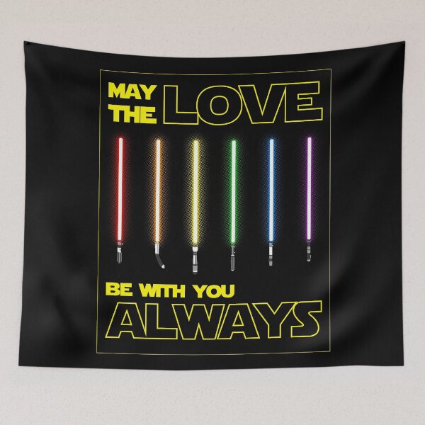 Item preview, LGBT May the Love be with You LGBTQIA+ designed and sold by Radarek1989.
