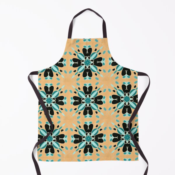 Item preview, Black and yellow Moroccan tile designed and sold by Alwayscreateart.