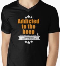 Metal detecting tshirt, fun gift idea Men's V-Neck T-Shirt