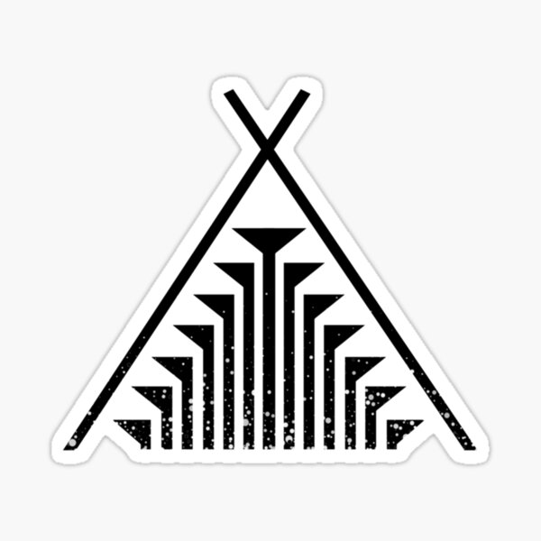 "Klamath Tribes Design (Teepee) " Sticker for Sale by AtticufScott
